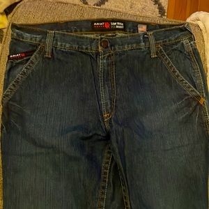 Men’s 36X34 Ariat M4 Flame Resistant Blue Jeans never worn before.